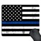 SSOIU Retro Thin Blue Line Flag Mouse PadUS Thin Blue Flag Mouse Pad