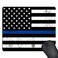 SSOIU Retro Thin Blue Line Flag Mouse PadUS Thin Blue Flag Mouse Pad