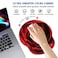 stmedazm Ergonomic Mouse Pad Wrist Support and Coffee Coaster Cute Wrist Rest Pad with NonSlip PU Base for Home Office Working Studying Easy Typing Pain Relief Red Rose