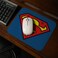 GRAPHICS & Superman Classic S Shield Logo Low Profile Thin Mouse Pad Mousepad