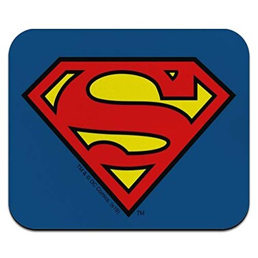 GRAPHICS & Superman Classic S Shield Logo Low Profile Thin Mouse Pad Mousepad