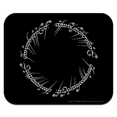 GRAPHICS & The Lord of The Rings Mordor Script Low Profile Thin Rubber Mouse Pad Mousepad