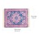 TOCCOOL Carpet Mouse Pad Persian Style Design Unique and Elegant Ideal for Office Workers Gamers and Students Pink Blue