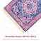 TOCCOOL Carpet Mouse Pad Persian Style Design Unique and Elegant Ideal for Office Workers Gamers and Students Pink Blue