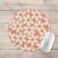 TNUW Trendy Boho Flower Minimalist Pattern Mouse Pad 79x79 InchNonSlip Rubber Base Mousepads for Dorm Office Home Desk Decor061