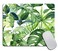 TSSOHU Tropical Palm Leaves Mouse Pad for Office ComputersLaptop with Designs Printed NonSlip Rubber Base Mousepad Gaming Mouse Pads95x79x012 Inch
