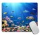 TSSOHU Underwater Scene with Coral Reef and Tropical Fish Mouse Pad for Office ComputersLaptop with Designs Printed NonSlip Rubber Base Mousepad Gaming Mouse Pads95x79x012 Inch