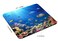 TSSOHU Underwater Scene with Coral Reef and Tropical Fish Mouse Pad for Office ComputersLaptop with Designs Printed NonSlip Rubber Base Mousepad Gaming Mouse Pads95x79x012 Inch