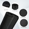 VOSZT Mouse Pads 3 PCS Black Standard Mouse Pads Office and GamingStitched Edges Rubber Anti Slip Base Mouse pad Dirt Resistant Durable Square 102 inches x 83 inches x 012 inches