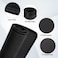VOSZT Mouse Pads 3 PCS Black Standard Mouse Pads Office and GamingStitched Edges Rubber Anti Slip Base Mouse pad Dirt Resistant Durable Square 102 inches x 83 inches x 012 inches