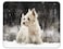 Qien BaiSei West Highland White Terrier Mouse padNonSlip Rubber MousepadApplies to GamesHome SchoolOffice Mouse pad