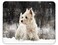 Qien BaiSei West Highland White Terrier Mouse padNonSlip Rubber MousepadApplies to GamesHome SchoolOffice Mouse pad