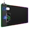 ExtreLife Wireless Charging Mouse Pad 15W RGB Gaming Mouse Pad with Wireless Charger for iPhoneAirpods 315x157 XXL Large Desk Mat 13 Light Modes Magnetic Charging Waterproof Desk Pad for Gamer Black