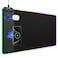 ExtreLife Wireless Charging Mouse Pad 15W RGB Gaming Mouse Pad with Wireless Charger for iPhoneAirpods 315x157 XXL Large Desk Mat 13 Light Modes Magnetic Charging Waterproof Desk Pad for Gamer Black