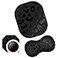 BWEGRHE Black Leopard Ergonomic Wrist Rest Pad Cute Mouse Pad Cup Coaster Memory Foam with NonSlip Base 3Pcs Mousepad Desktop Supply Set Combo for Laptop Computer Gaming Office