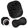 BWEGRHE Black Leopard Ergonomic Wrist Rest Pad Cute Mouse Pad Cup Coaster Memory Foam with NonSlip Base 3Pcs Mousepad Desktop Supply Set Combo for Laptop Computer Gaming Office