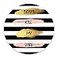 pingpi Personalized Round Mouse Pad Printed Stripe Quote Dont Kill My Vibe Pattern NonSlip Rubber Comfortable Customized Computer Mouse Pad 787x787inch