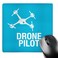 3dRose Blue Drone with UAV Pilot Mouse Pad 8 x 8 mp_179914_1