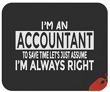 99WakeUp Novelty Accounting Mousepad Accountant Gift Mug Cup Mousemat 92 Inch Mouse Mats TShirt Gag