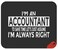 99WakeUp Novelty Accounting Mousepad Accountant Gift Mug Cup Mousemat 92 Inch Mouse Mats TShirt Gag