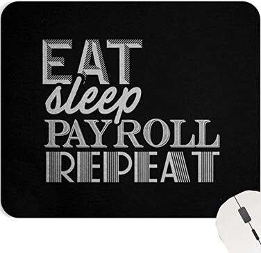 xPuffer Accountants Mousepad Accounting 9 Inch Mouse Pad Gift Payroll Math Accountant CPA Bookkeeper Gift Funny Black Poster Mousemat