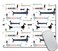 Amcove Colorful Dachshunds Design Mousepad Non Slip Rubber Gaming Mouse Pad Rectangle Mouse Pads for Computers Laptop