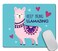 Amcove Cute Llama and Heart Mouse Pad Custom Keep Being llamazing Quote Customized Rectangle NonSlip Rubber Mousepad Gaming Mouse Pad