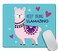 Amcove Cute Llama and Heart Mouse Pad Custom Keep Being llamazing Quote Customized Rectangle NonSlip Rubber Mousepad Gaming Mouse Pad