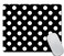 Amcove Cute Mouse Pad CustomPolka Dot Pattern in Black and White Design Customized Rectangle NonSlip Rubber Mousepad Gaming Mouse Pad
