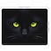 Amcove Gaming Mouse Pad Custom Black Cat on Black Background with Bright Yellow Eyes Mouse pad 95 X 79 Inch 240mmX200mmX3mm
