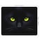 Amcove Gaming Mouse Pad Custom Black Cat on Black Background with Bright Yellow Eyes Mouse pad 95 X 79 Inch 240mmX200mmX3mm