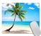Amcove Ocean Mouse pad Beach Seaside Palm Tree Blue Sea and Sky Mousepad NonSlip Rubber Gaming Mouse Pad Rectangle Mouse Pads for Computers Laptop 95 X 79 Inch 240mmX200mmX3mm