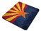 Amcove Office Mouse Pad Custom State Flag of Arizona with Distressed Vintage Textures Background Personality Desings Gaming Mouse Pad 95 X 79 Inch 240mmX200mmX3mm