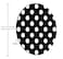 Amcove Polka Dots Mouse Pad 79 x 79 Inch Round Office Mouse Pad Personalized Desk Accessories NonSlip Wrist Support Black