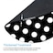 Amcove Polka Dots Mouse Pad 79 x 79 Inch Round Office Mouse Pad Personalized Desk Accessories NonSlip Wrist Support Black