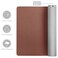Aothia DoubleSided PU Leather Desk Pad NonSlip Large Mouse Pad Desk Mat for Office Home Waterproof Easy to Clean Durable DualSided SurfaceBrown 236 x 137
