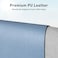 Aothia Leather Desk Pad Protector Large Mouse Pad Office Desk Mat NonSlip PU Leather Desk Blotter Laptop Desk Pad Waterproof Desk Writing Pad for Office and Home Denim Blue 236 x 137
