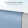 Aothia Leather Desk Pad Protector Large Mouse Pad Office Desk Mat NonSlip PU Leather Desk Blotter Laptop Desk Pad Waterproof Desk Writing Pad for Office and Home Denim Blue 236 x 137