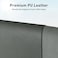 Aothia Leather Desk Pad Protector Large Mouse Pad Office Desk Mat NonSlip PU Leather Desk Blotter Laptop Desk Pad Waterproof Desk Writing Pad for Office and Home Jungle Green 236 x 137
