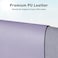 Aothia Leather Desk Pad Protector Mouse Pad Office Desk Mat NonSlip PU Leather Desk Blotter Laptop Desk Pad Waterproof Desk Writing Pad for Office and Home 315 x 157 Lavender