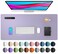 Aothia Leather Desk Pad Protector Mouse Pad Office Desk Mat NonSlip PU Leather Desk Blotter Laptop Desk Pad Waterproof Desk Writing Pad for Office and Home 315 x 157 Lavender