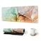 ARTSO ArtSo Large Gaming Mouse Pad Extended Desk Pad XL Keyboard Mat Long Mousepad Decor Writing Pad 315x118inch Non Slip Rubber Base with Stitched Edges for Work Game Abstract Art Marble