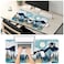 ARTSO ArtSo Large Gaming Mouse Pad Extended Desk Pad XL Keyboard Mat Long Mousepad Decor Writing Pad 315x157inch Non Slip Rubber Base with Stitched Edges for Work Game Abstract Mountain