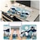ARTSO ArtSo Large Gaming Mouse Pad Extended Desk Pad XL Keyboard Mat Long Mousepad Decor Writing Pad 315x157inch Non Slip Rubber Base with Stitched Edges for Work Game Abstract Mountain
