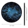 Auhoahsil Mouse Pad Round Landscape Theme AntiSlip Rubber Mousepad with Durable Stitched Edges for Gaming Office Laptop Computer Men Women Kids Cute Custom Design 87 x 87 in Silent Night Sky