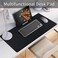 Bloss Leather Desk Pad NonSlip Desk Mat Waterproof Large Mouse Pad Mouse Mat Computer Mat for Desk Easy Clean for OfficeHomeBlack 354 x 157