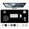 Bloss Leather Desk Pad NonSlip Desk Mat Waterproof Large Mouse Pad Mouse Mat Computer Mat for Desk Easy Clean for OfficeHomeBlack 354 x 157