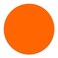 pingpi Bright Orange Fashion Design Circular Mousepad with Rubber 20cm