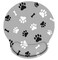 Britimes Ergonomic Mouse Pad with Wrist Support Gray Paw Print NonSlip Rubber Base Mousepad for Home Office Gaming Working Computers Laptop Easy Typing Pain Relief