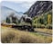 dealzEpic Art Mousepad Natural Rubber Mouse Pad Printed with Steam Locomotive Train with Smoke Stitched Edges 95x79 inches